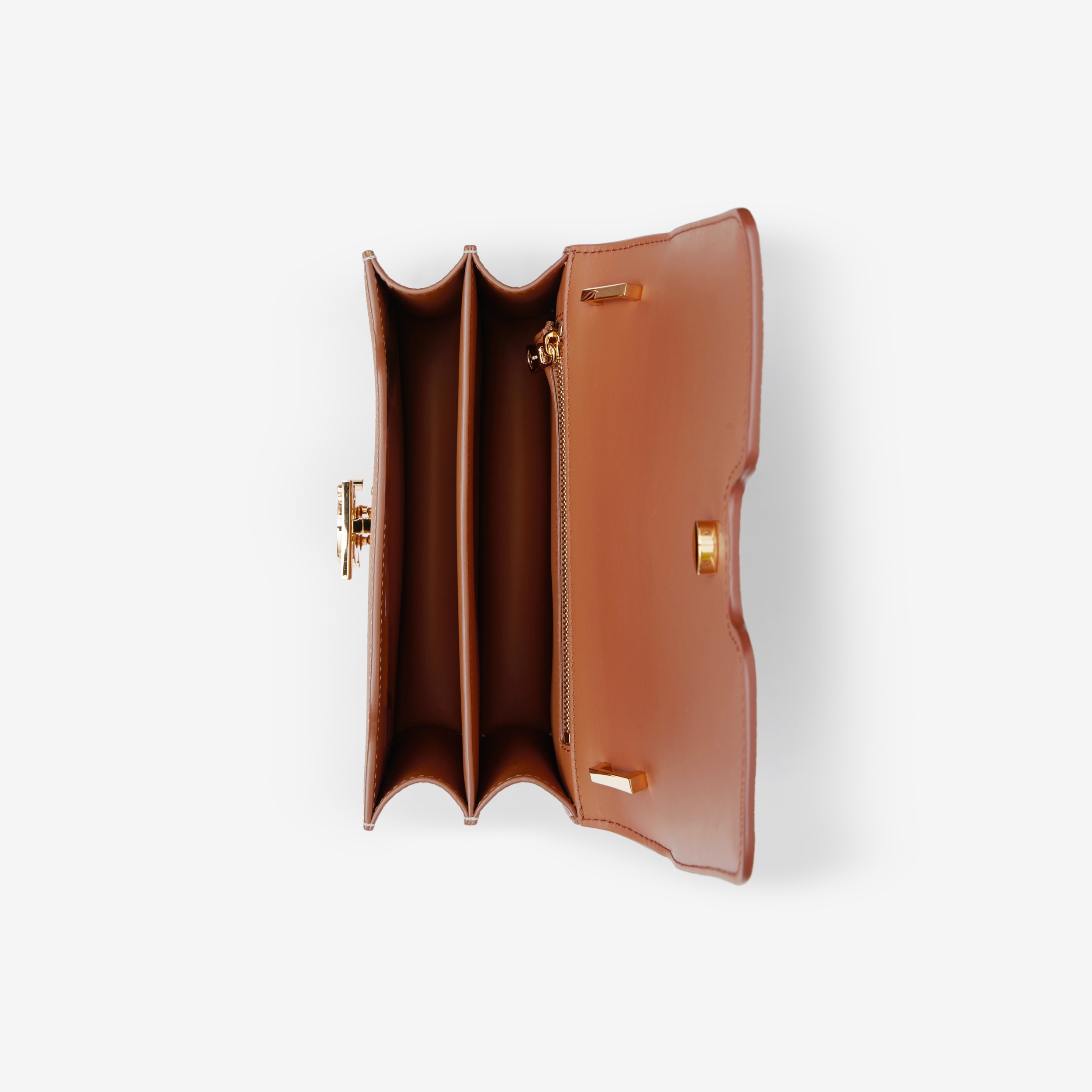Small TB Bag in Warm Russet Brown - Women | Burberry® Official - 4