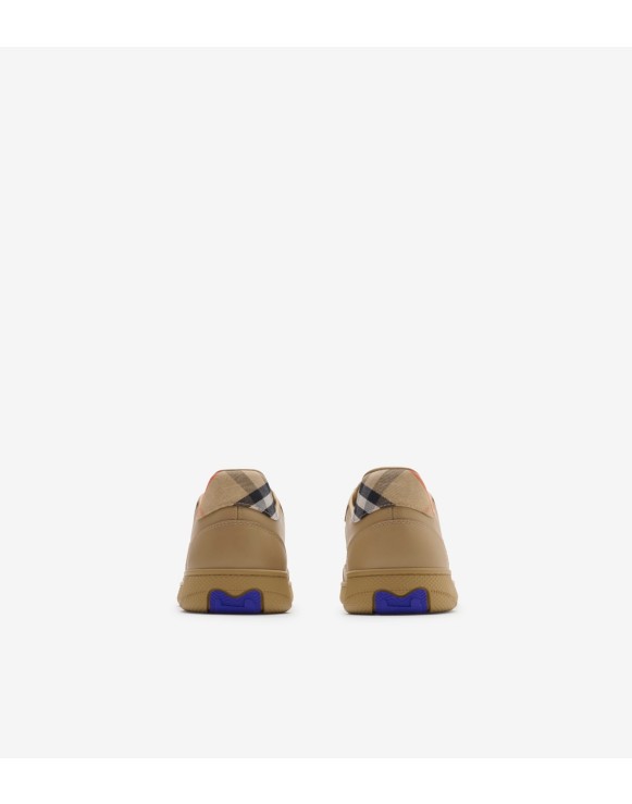 Sneaker Terrace in pelle e Check​