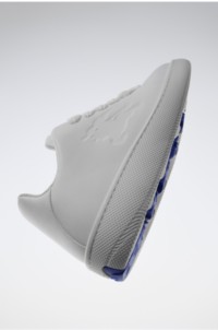 Sneakers Box Burberry en cuir blanc