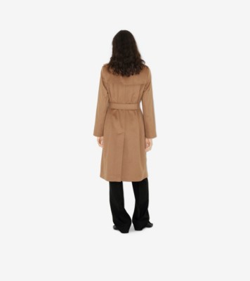 Burberry women's camel wool on sale coat