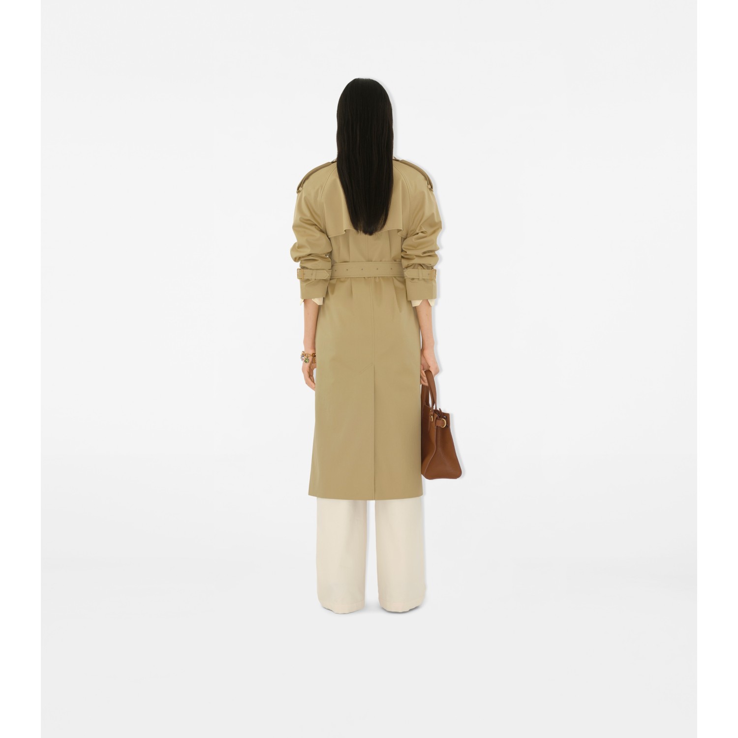 Long Check Collar Castleford Trench Coat - thumbnail 5