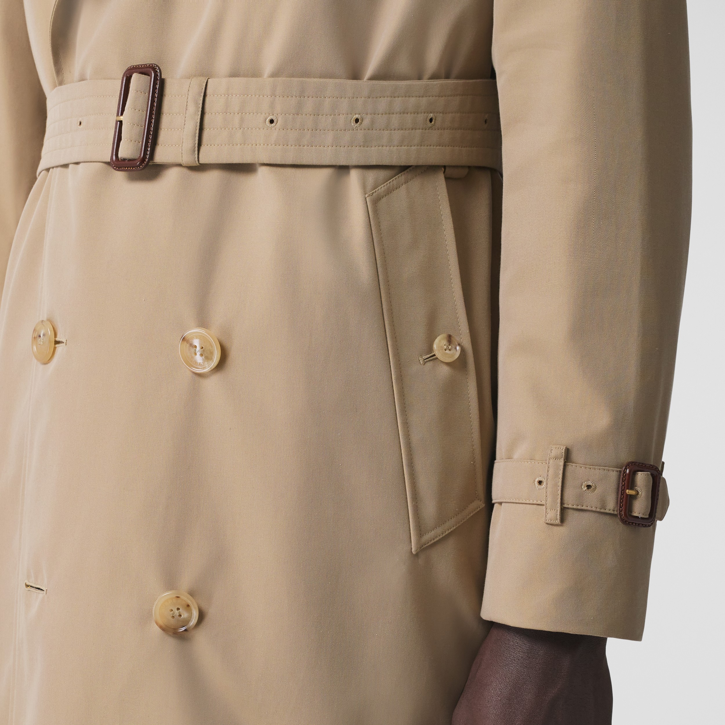 Trench Heritage mi-long The Chelsea (Miel) - Homme | Site officiel Burberry® - 4