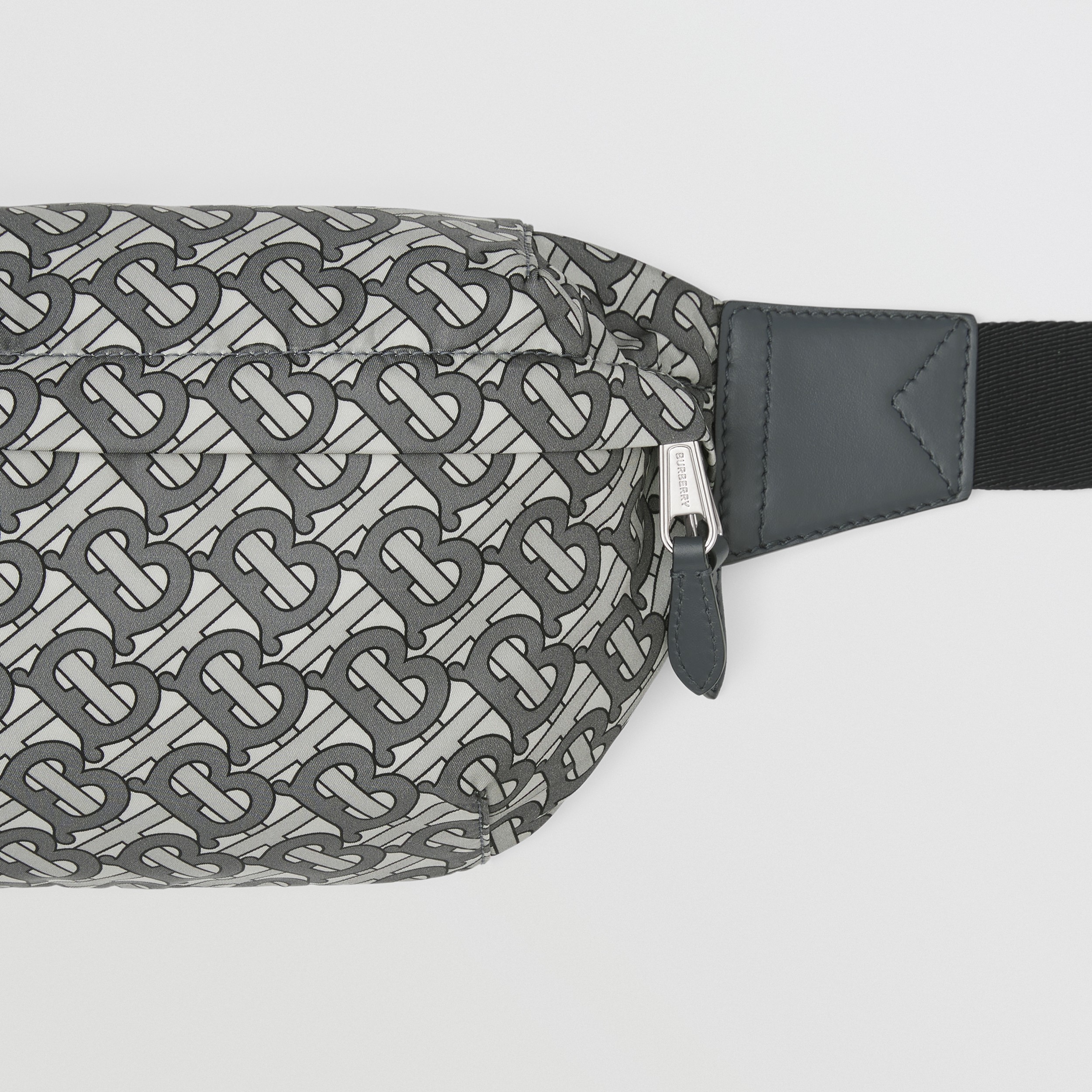 Monogram Print Nylon Sonny Bum Bag in Mid Grey - Men | Burberry® Official - 2