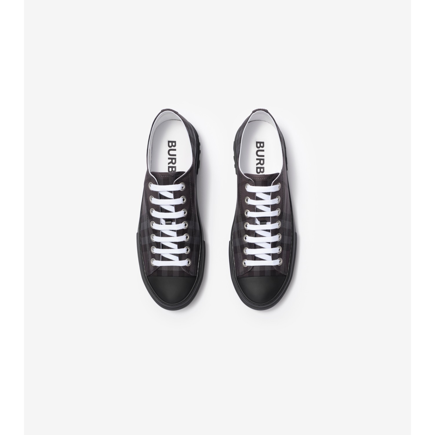 Check Nylon Blend Sneakers - thumbnail 4