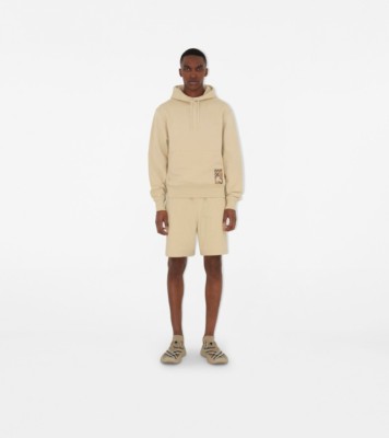 Check Label Wool Sweater in Nutmeg - Men | Burberry® Official