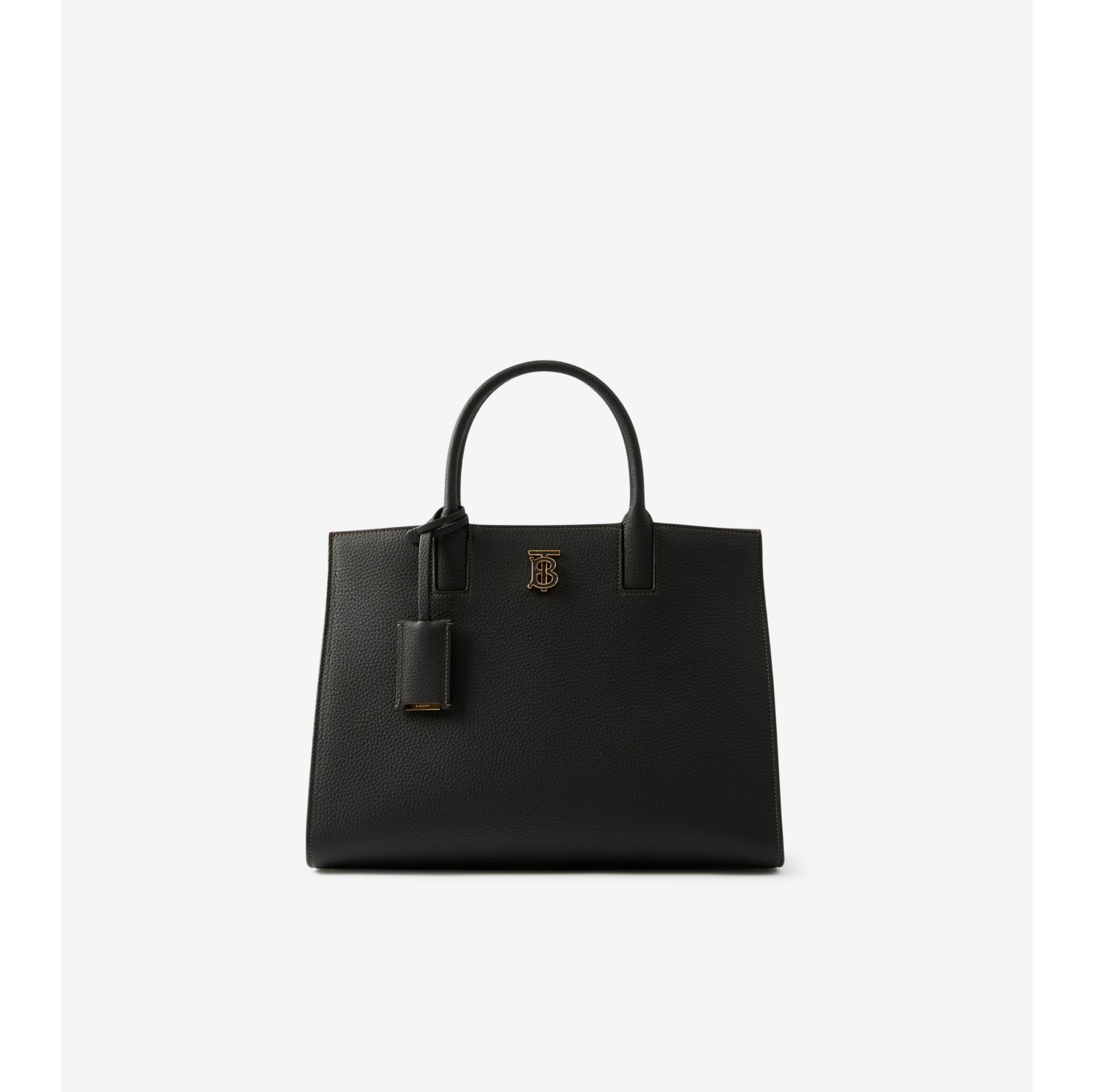 Small Frances Bag in Black Women Leather Burberry Official