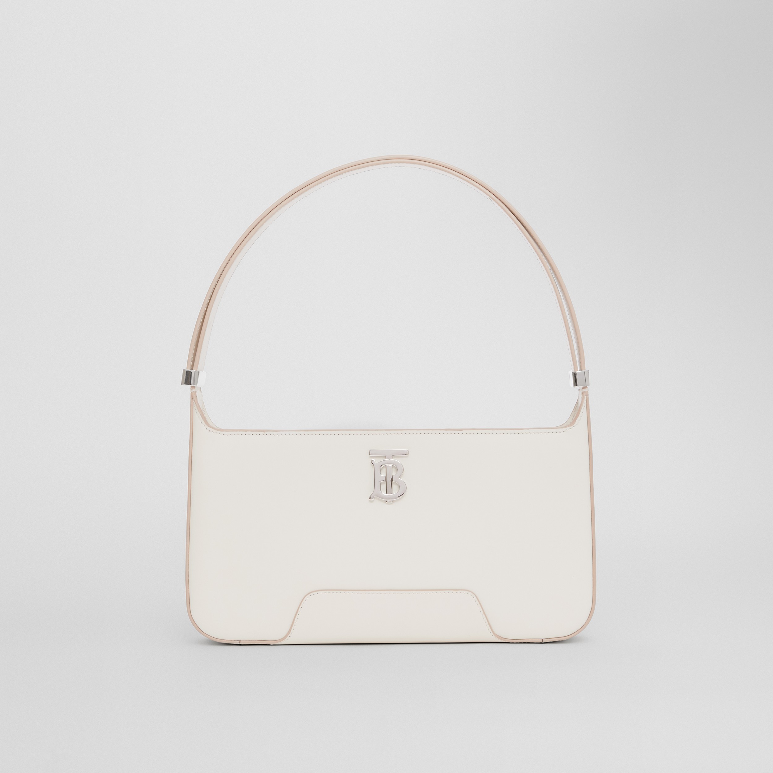 Leather TB Shoulder Bag in Pale Vanilla - Women | Burberry® Official - 1