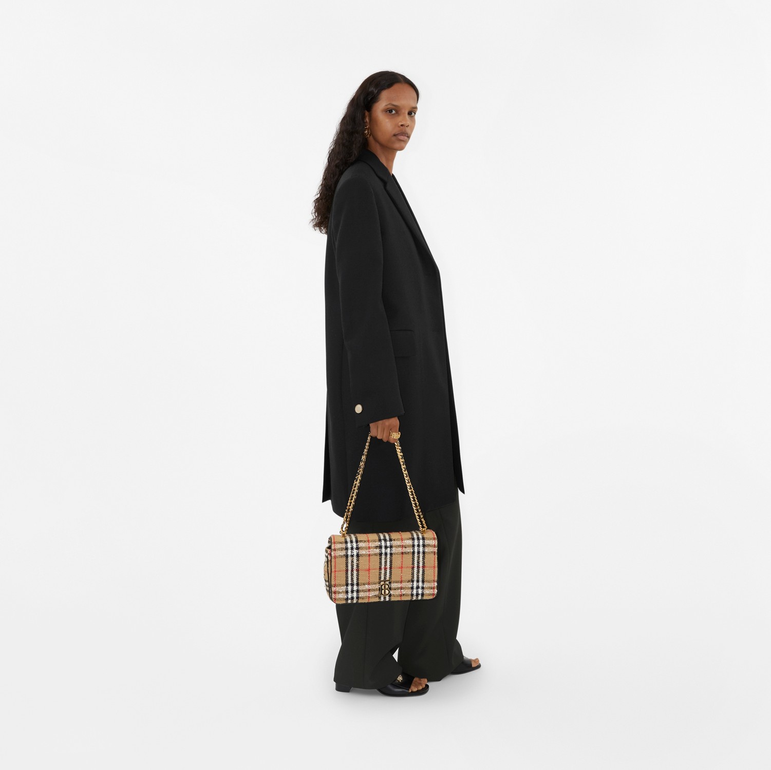 Medium Lola Bag in Archive Beige - Women | Burberry® Official