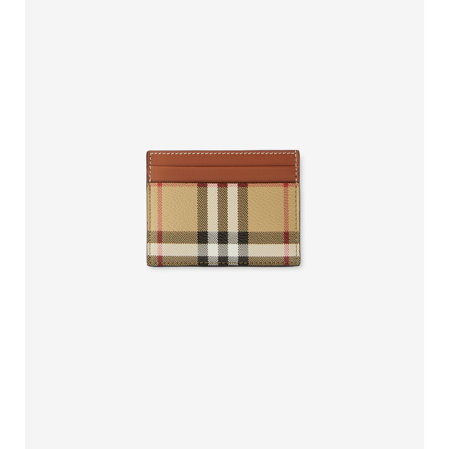 Check Card Case in Archive beige - Women, Vintage Check - Burberry