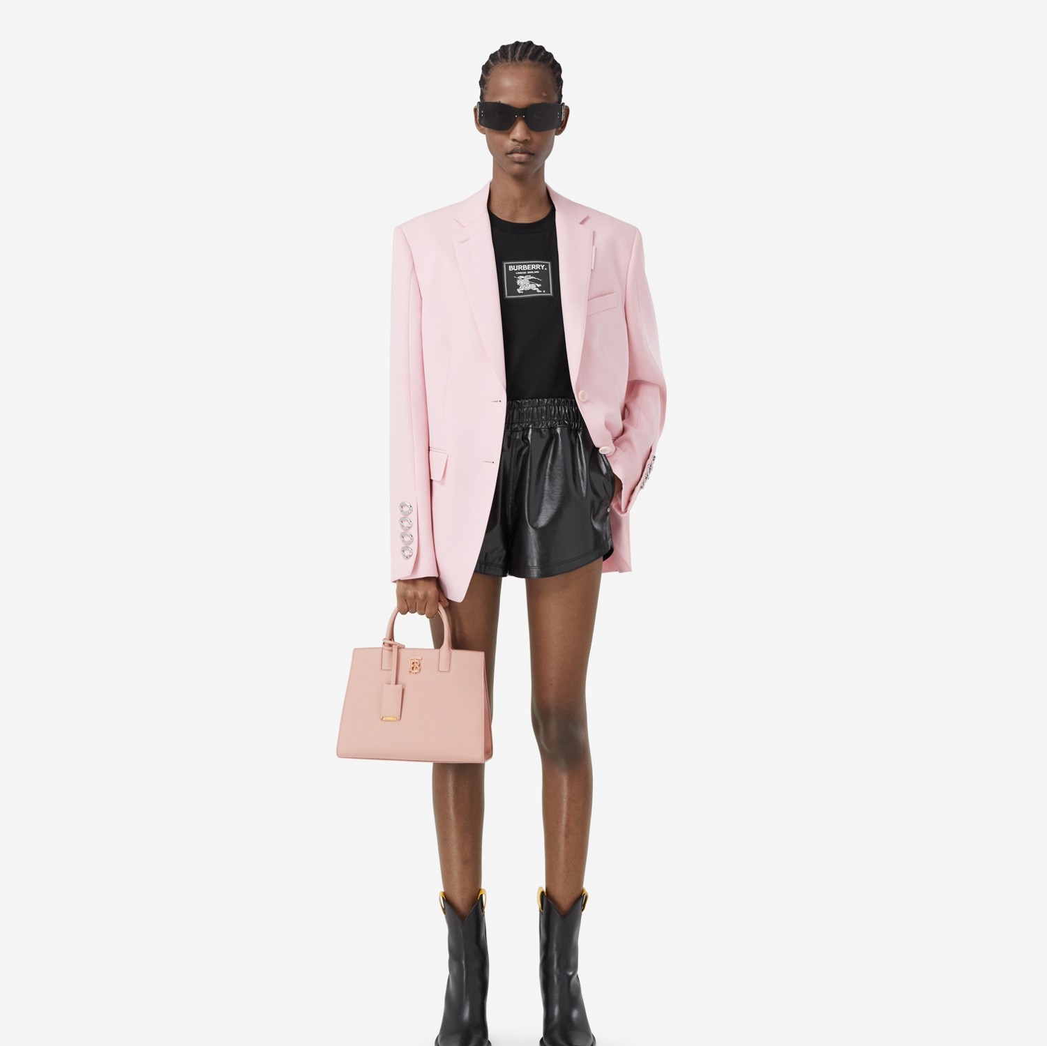Mini sac Frances (Rose Mat) - Femme | Site officiel Burberry®