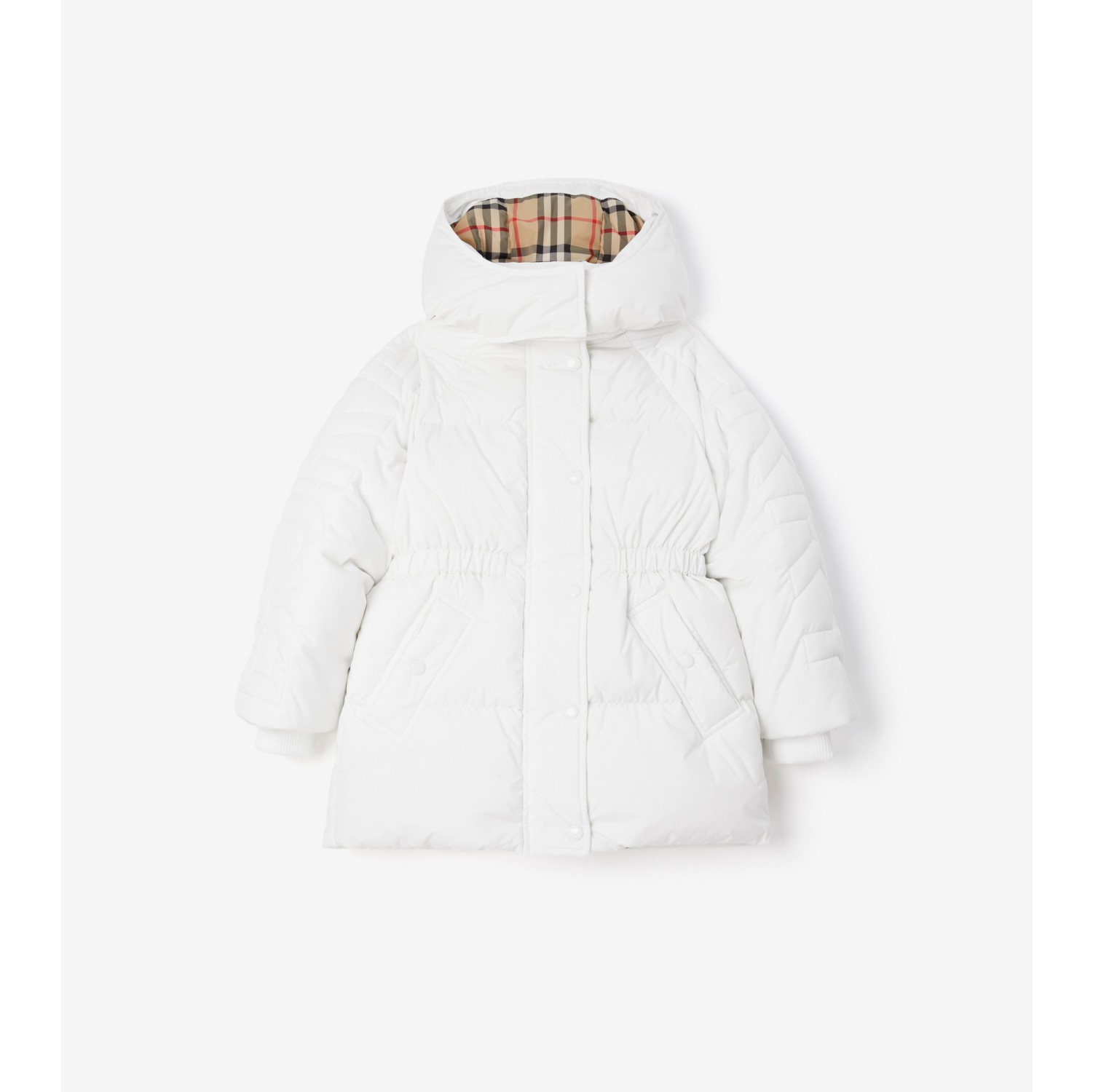 White burberry hot sale jacket