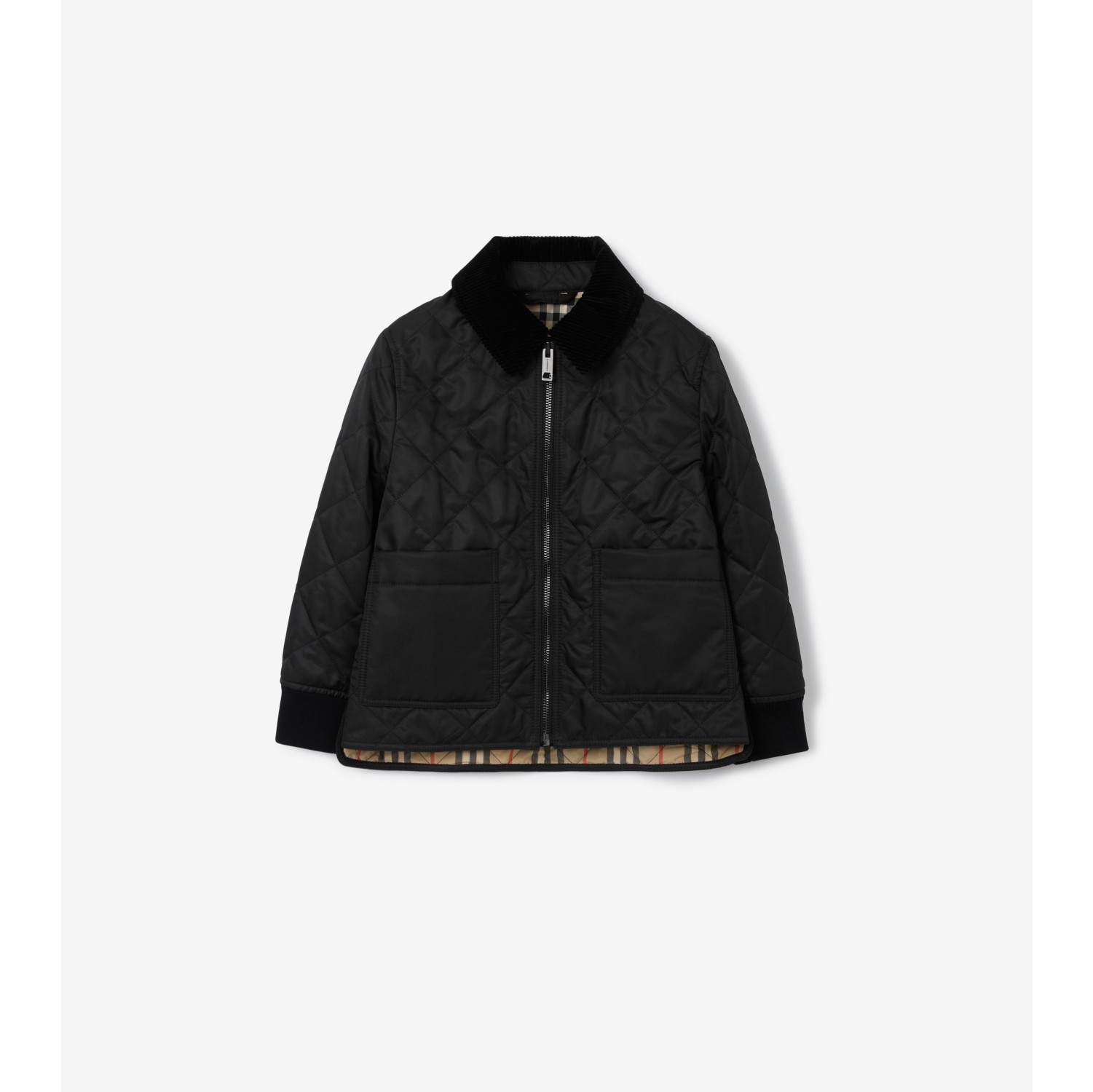 Burberry lyle cheap quilted snap jacket