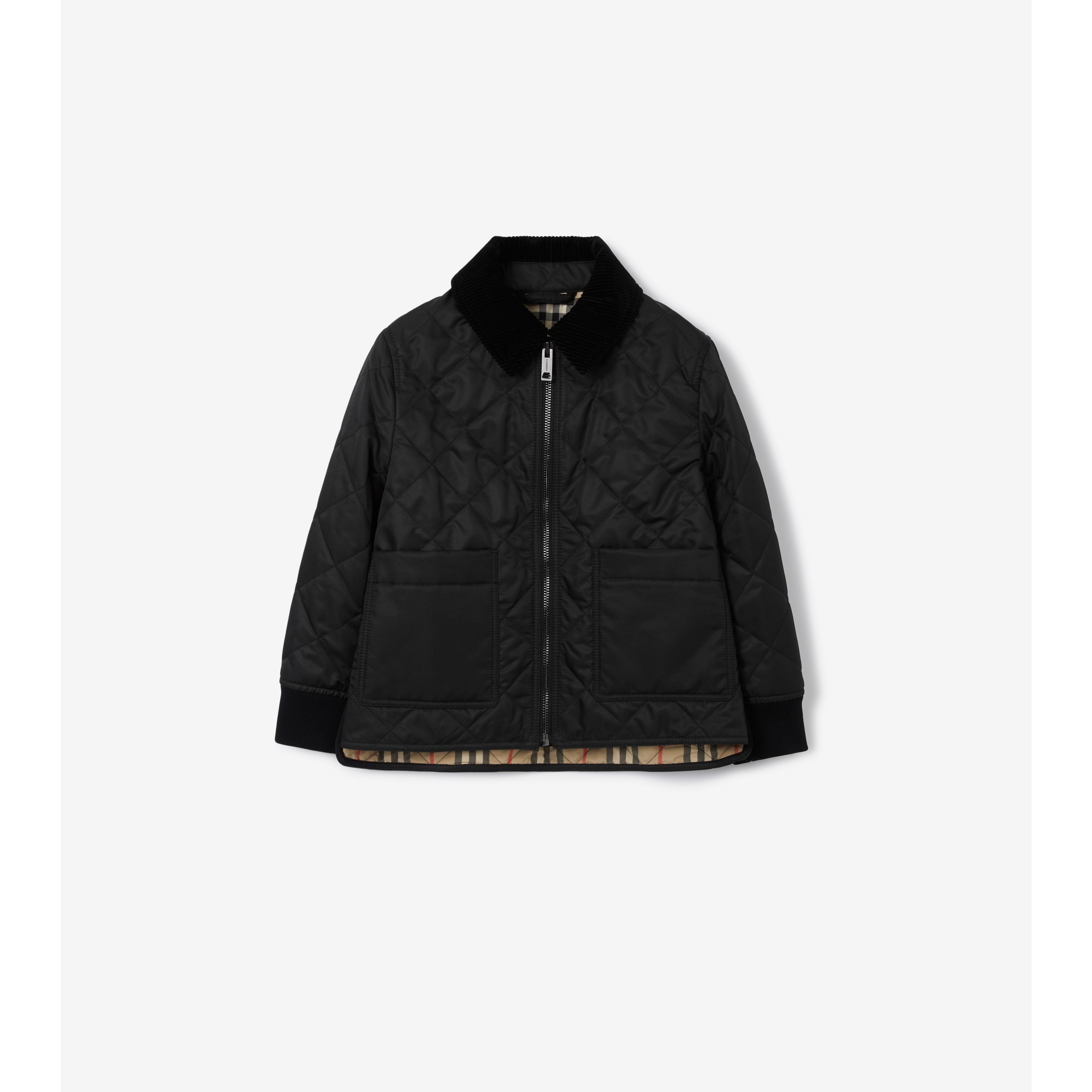 Burberry men's quilted outlet jacket sale