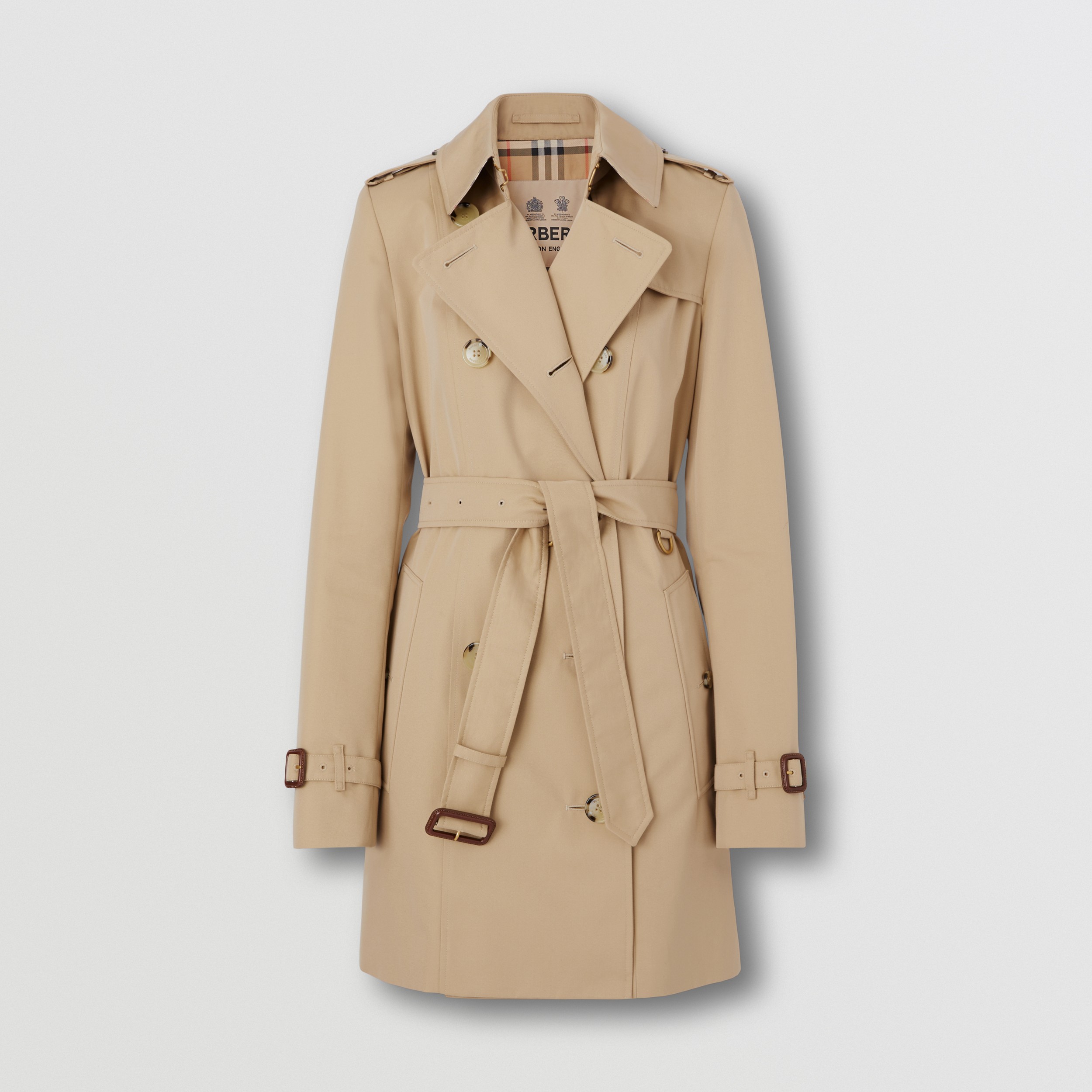 The Short Chelsea Heritage Trench Coat in Honey | Burberry® Official - 4
