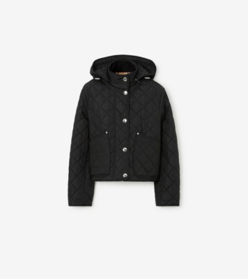 Burberry quilted trench on sale jacket with detachable hood