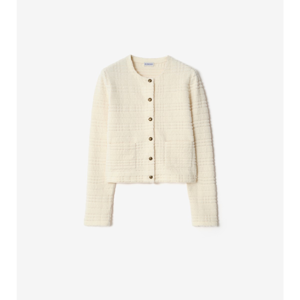  Check Wool Blend Jacket