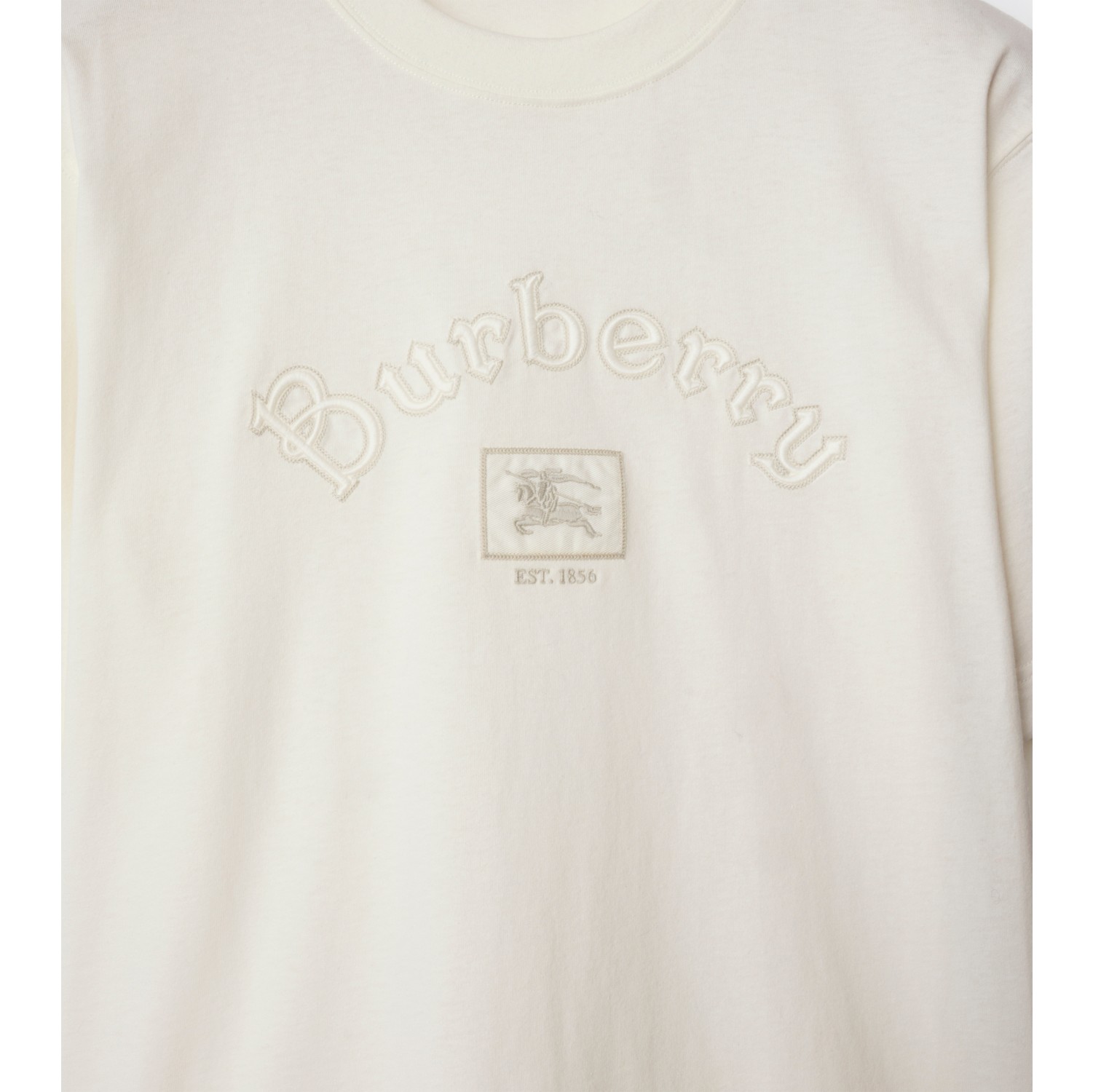Baumwoll-T-Shirt mit Gothic-Logo