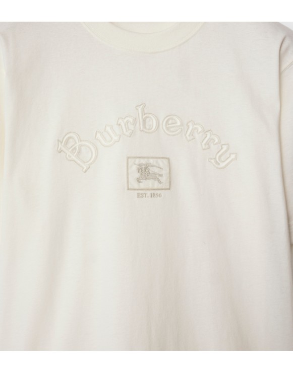 T-shirt en coton à logo Gothic
