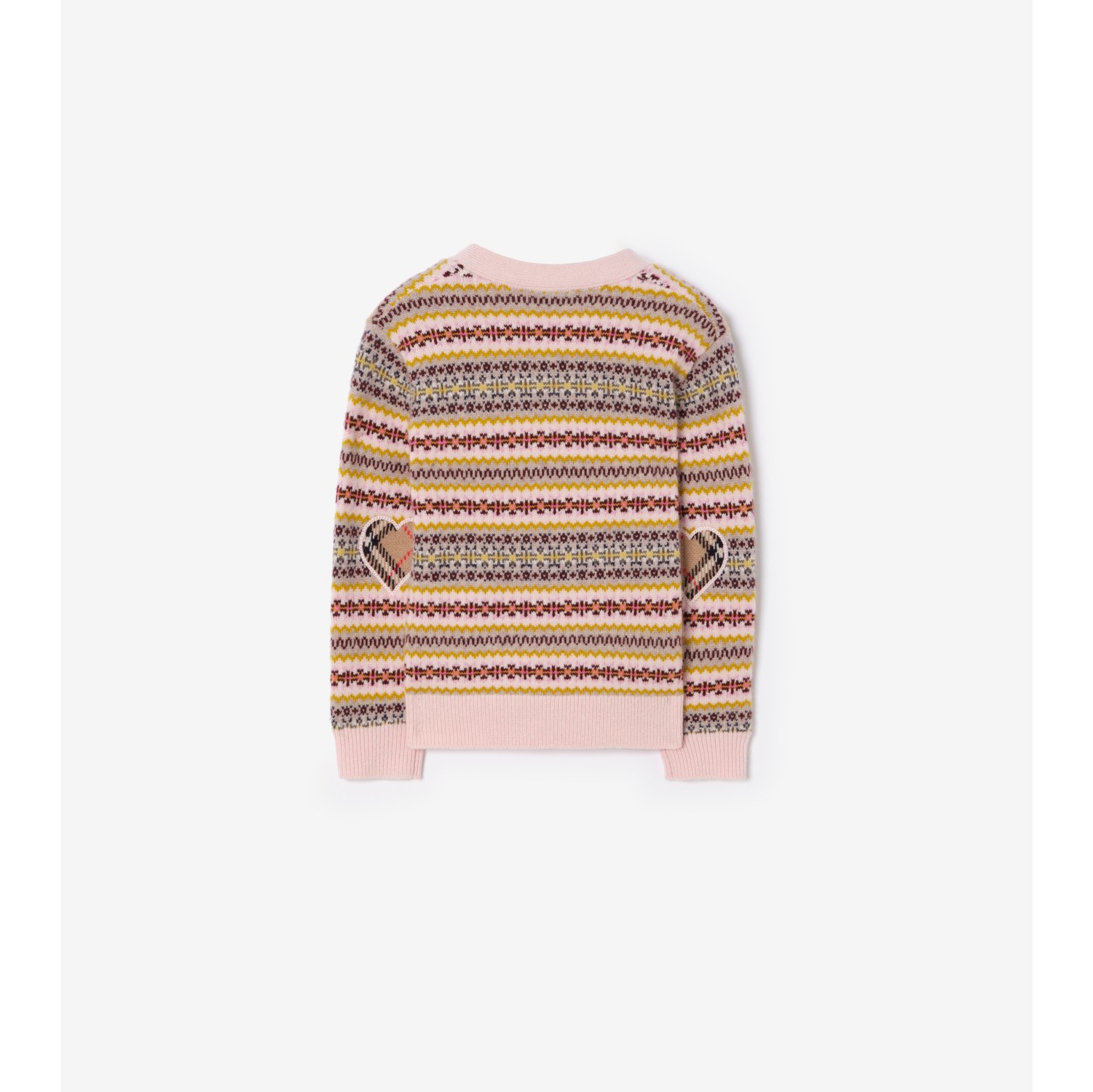 Fair Isle Wool Cashmere Cardigan
