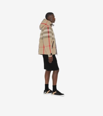 Burberry Reversible Exaggerated Check Padded Jacket worn by Dru