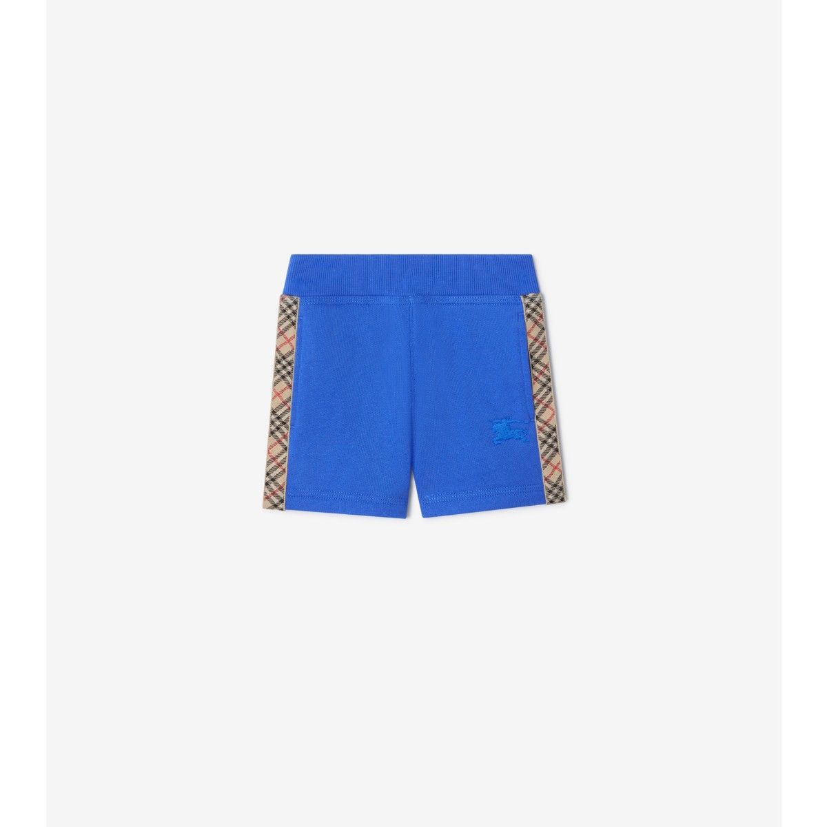  Check Trim Cotton Shorts