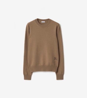 Wool Sweater in Camel - Women | Burberry® Official