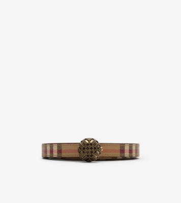 Burberry シン チェック グラニュレーション ベルト (アーカイブベージュ) - ウィメンズ | Burberry®公式サイト