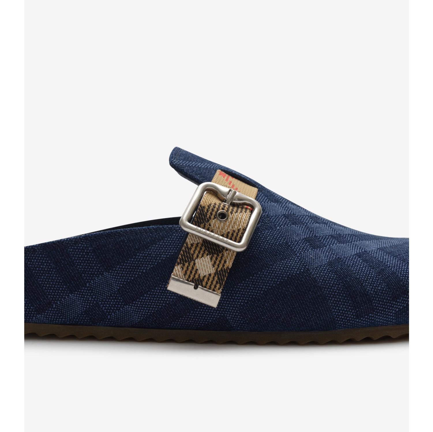 Check Denim Urchin Clogs in Navy - Men | Burberry® Official