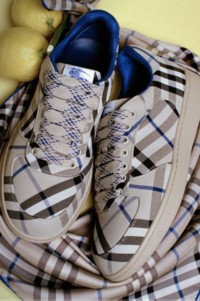 Check Terrace Sneakers in colour Lichen