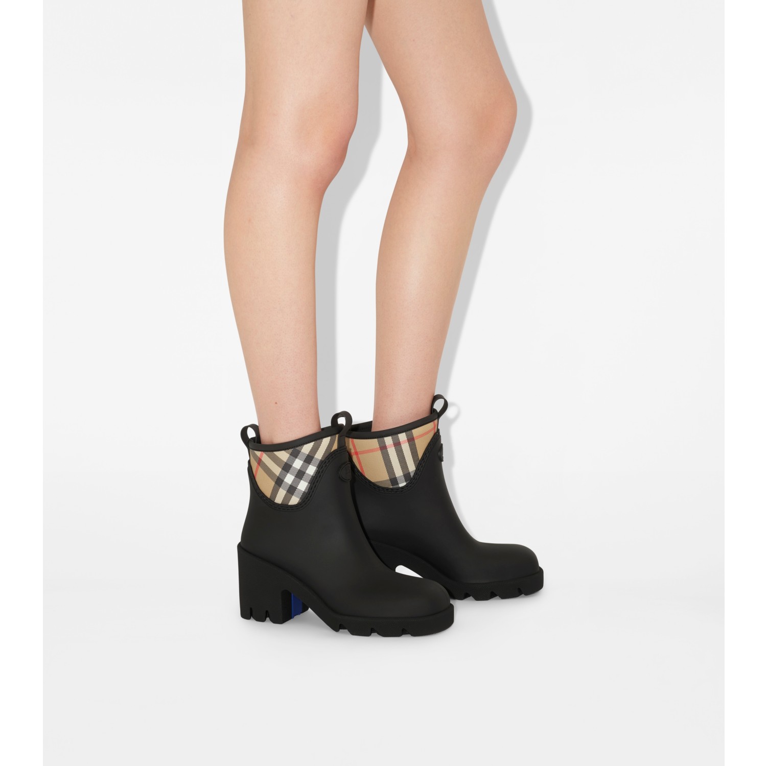 Rubber Marsh Stamp Heeled Low Boots​
