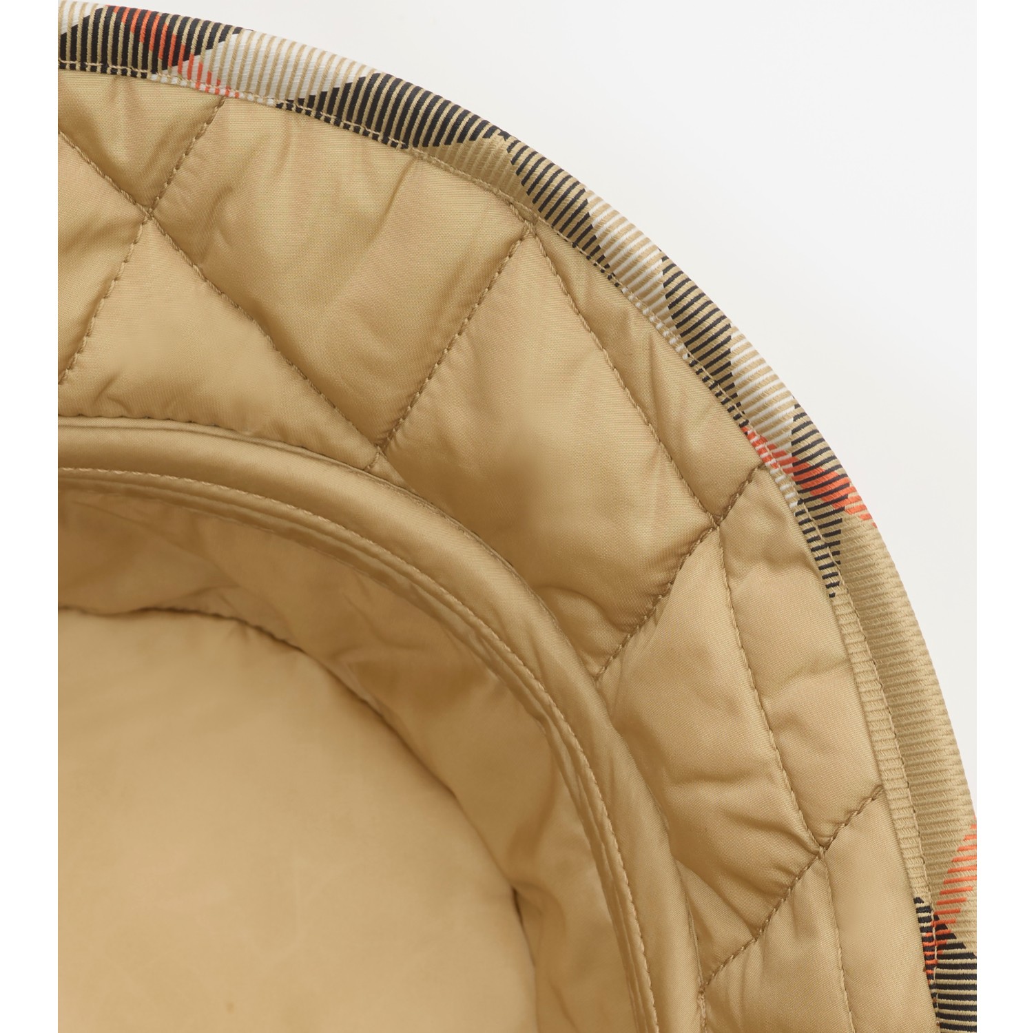 Quilted Horseshoe Bucket Hat in Sand beige - Men | Burberry® Official