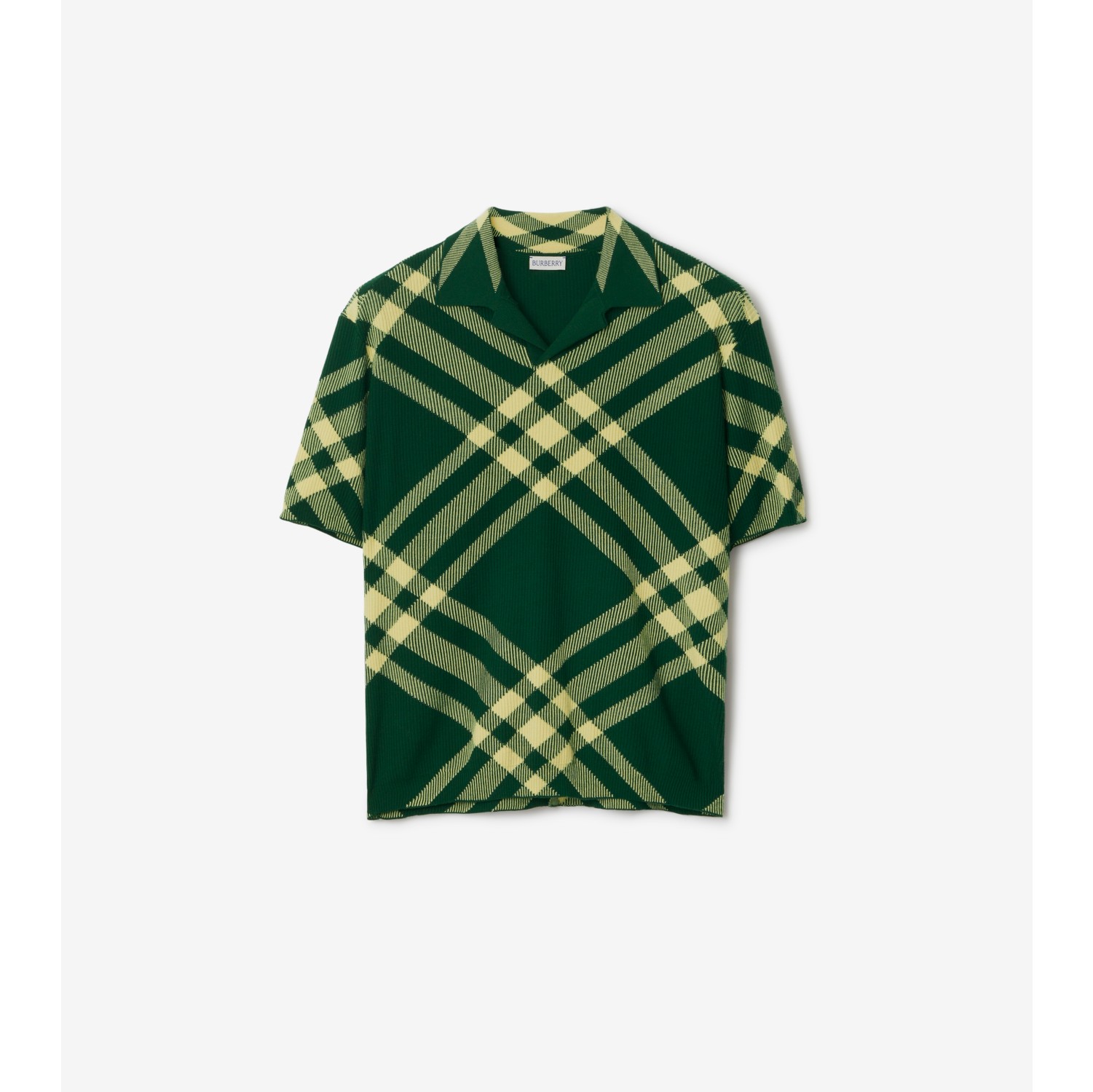 Green burberry polo new arrivals