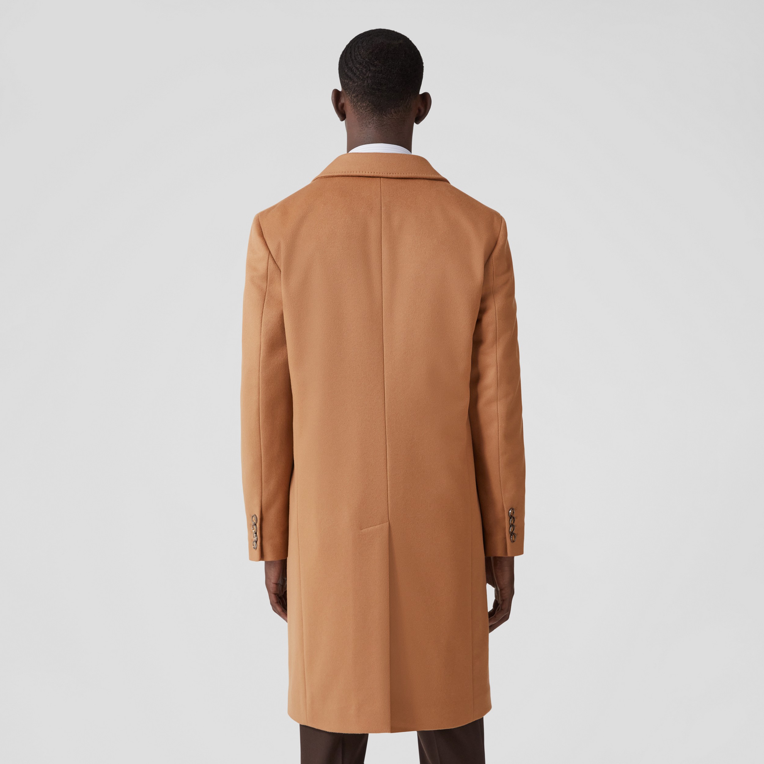 Wool Cashmere Tailored Coat in Camel - Men | Burberry® Official - 3