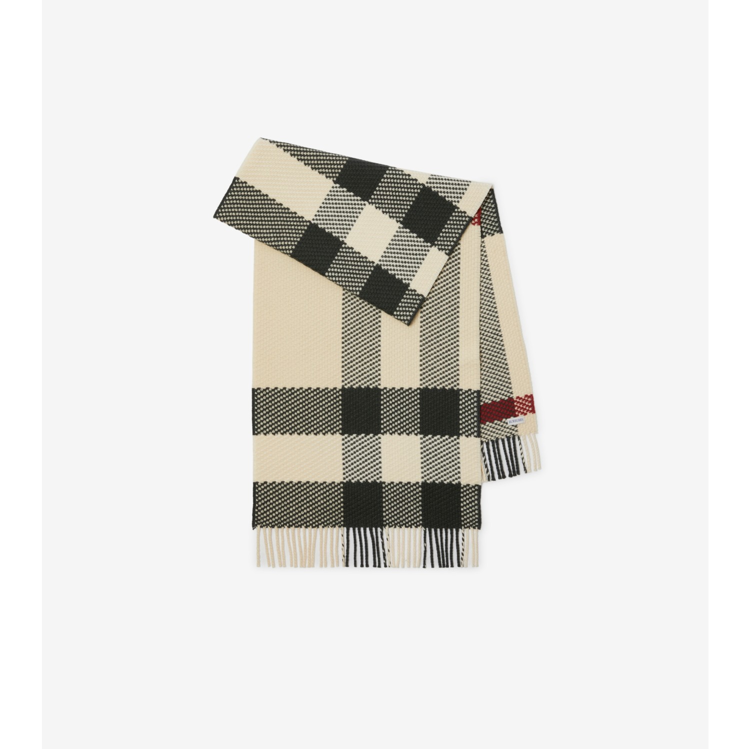 Burberry half mega store check scarf