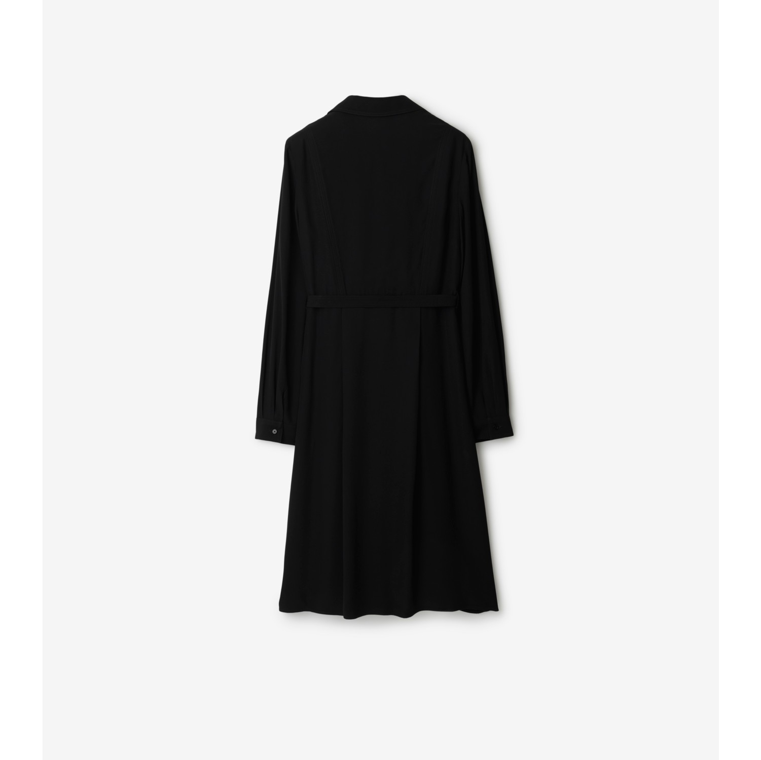 vestido-trench-de-crepe-preto-feminino-burberry-oficial