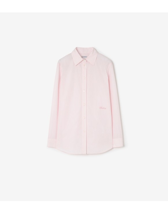 Classic Fit Striped Cotton Shirt