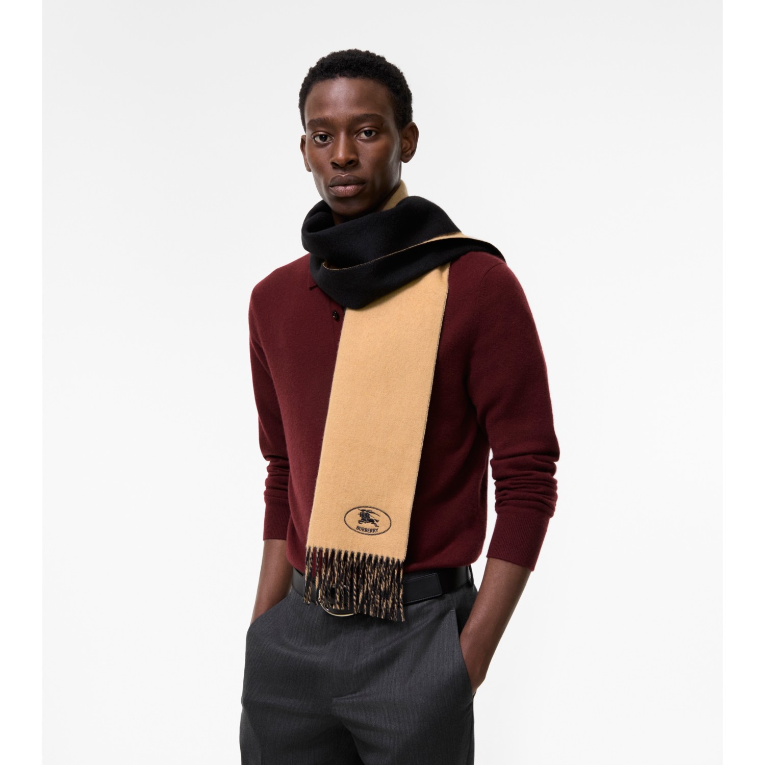 Knight Cashmere Scarf - thumbnail 4