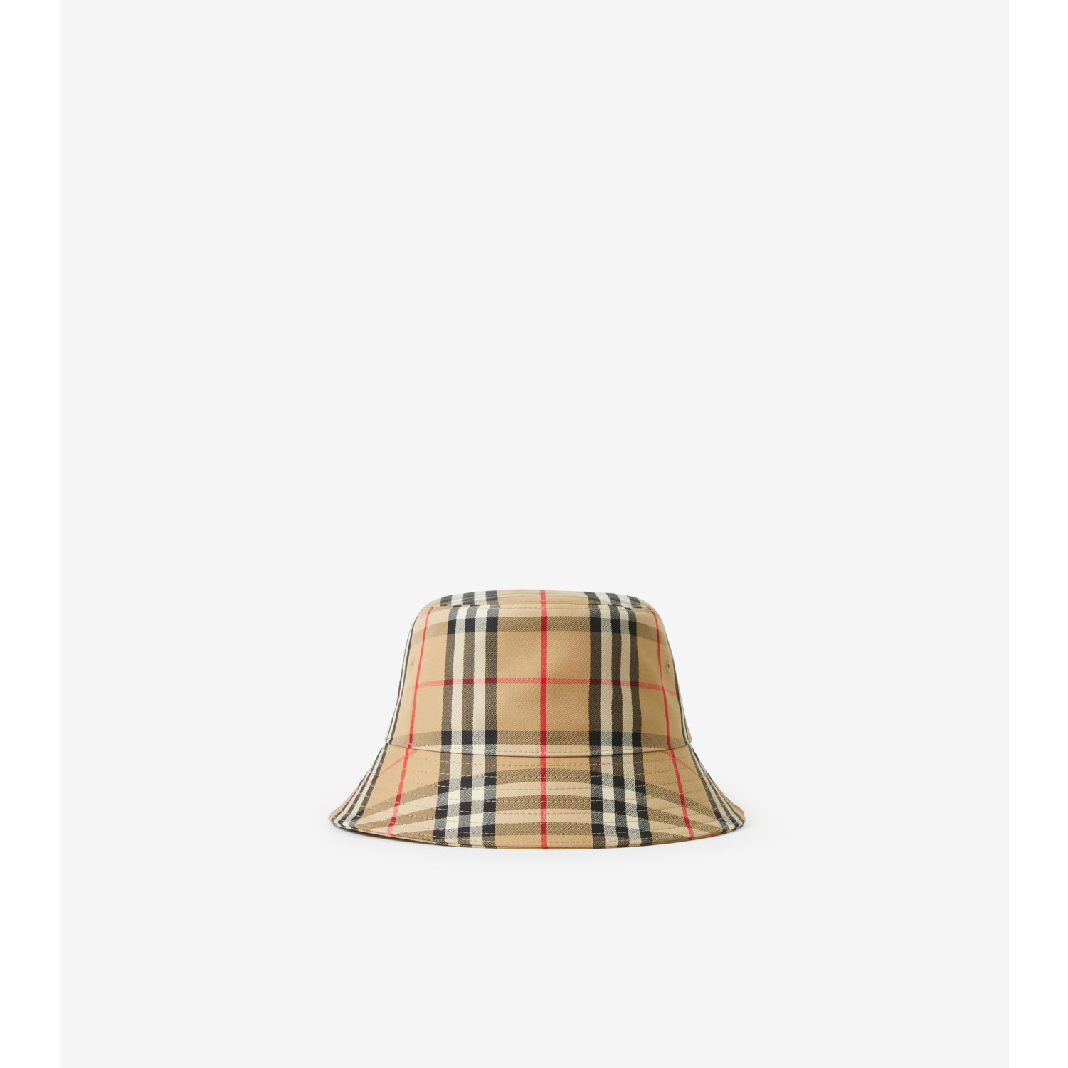 Vintage Check Technical Cotton Bucket Hat in Archive beige - Women |  Burberry® Official
