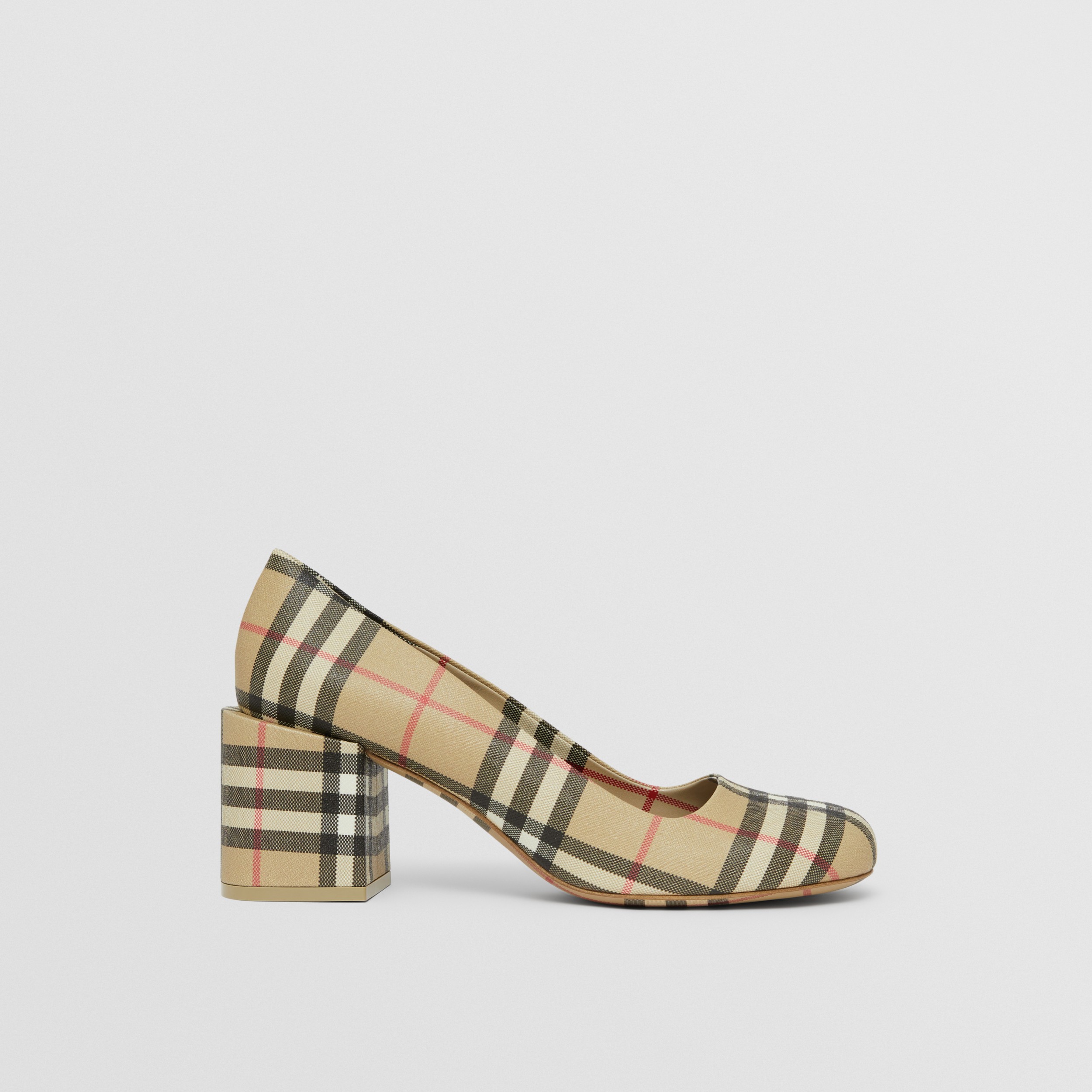 burberry block heels