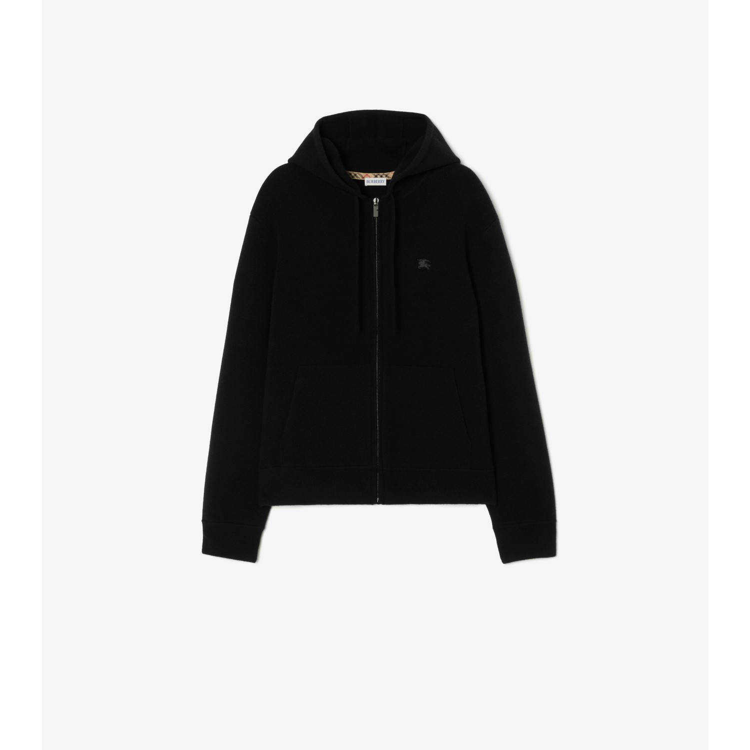 Cashmere Blend Zip Hoodie