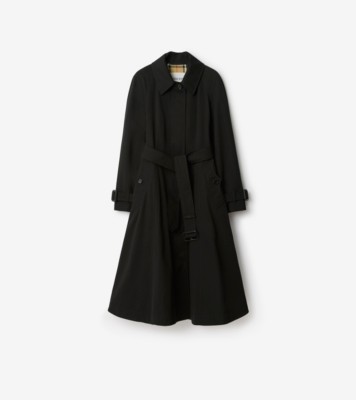 ジャケット・アウター BURBERRY Maxi length long coat Long Gabardine Trench Coat in Skylark - Women, Cotton