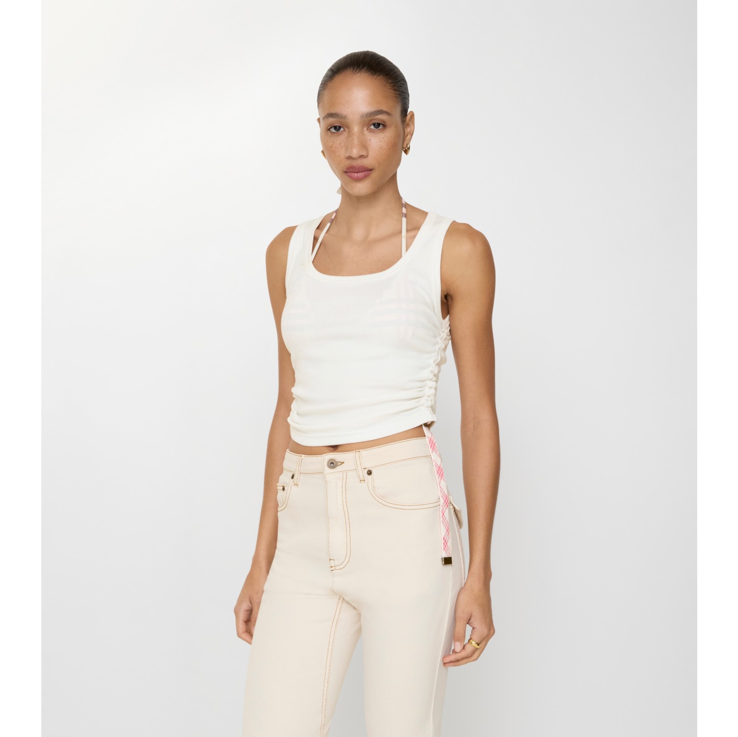 Festival Cotton Blend Tank Top