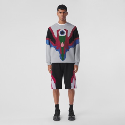 men's intarsia sweater