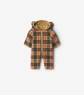 正規美品！Burberryバーバリーチェック新生児赤ちゃんボディースーツセット 正規美品！Burberryバーバリーチェック新生児赤ちゃんボディースーツセット