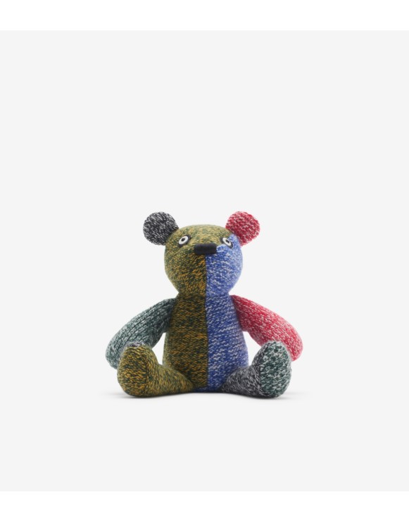 Colour Block Cashmere Thomas Bear