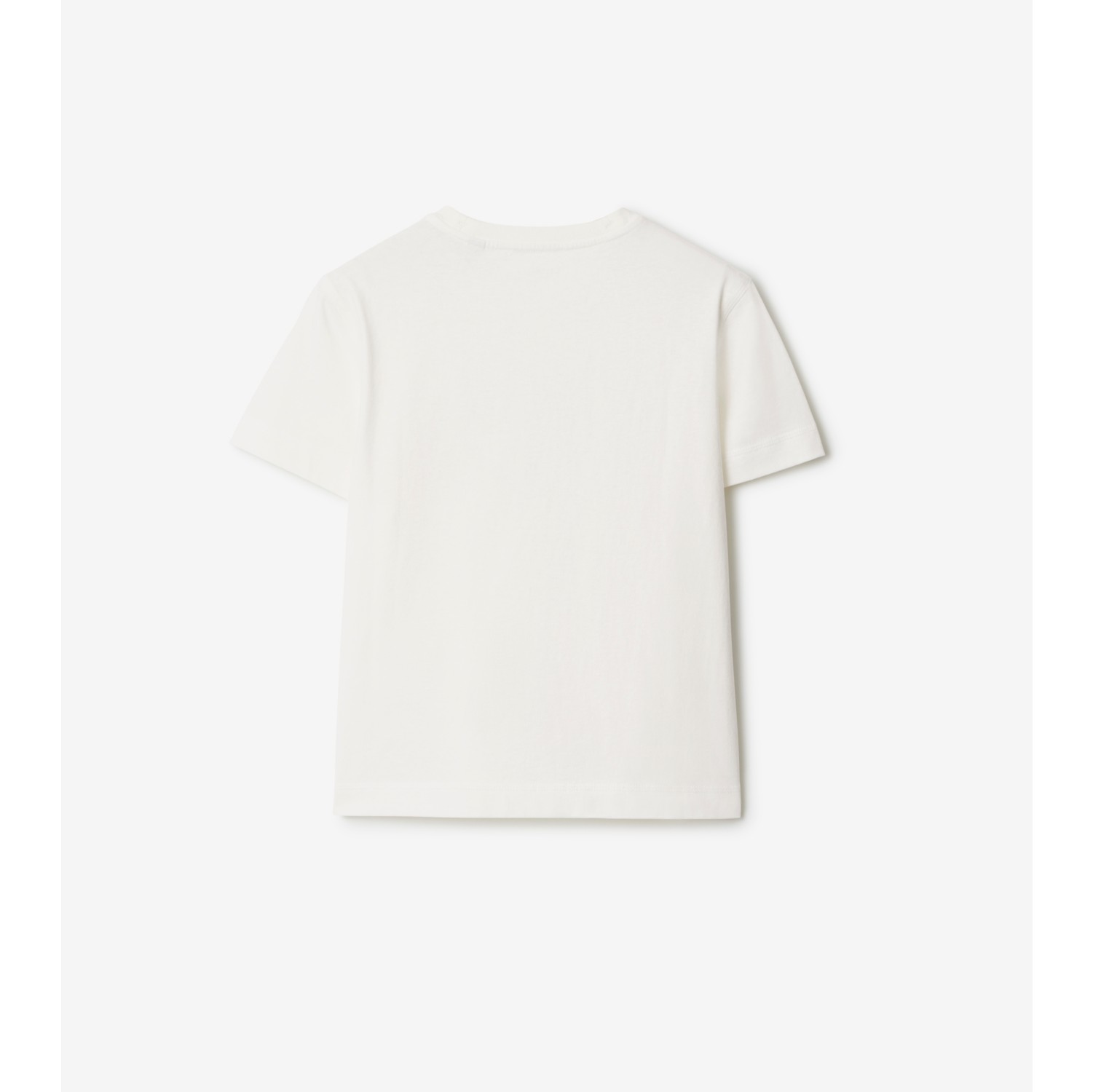 Boxy Crystal Frog Cotton T-shirt in Salt - Women | Burberry® Official