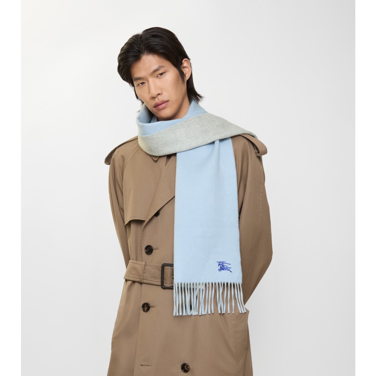  Embroidered Reversible Scarf