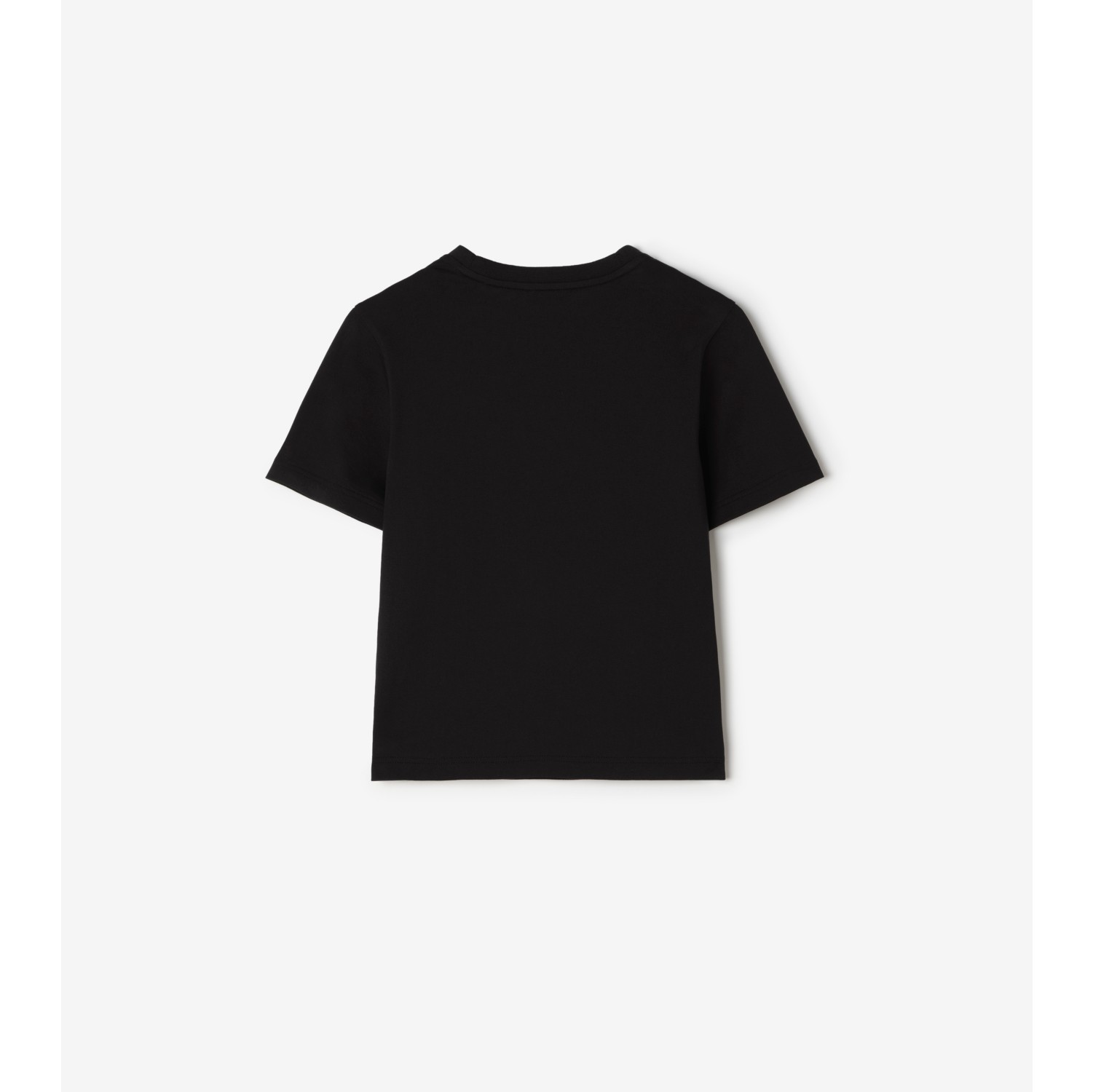 Check Knight Stamp Cotton T-shirt