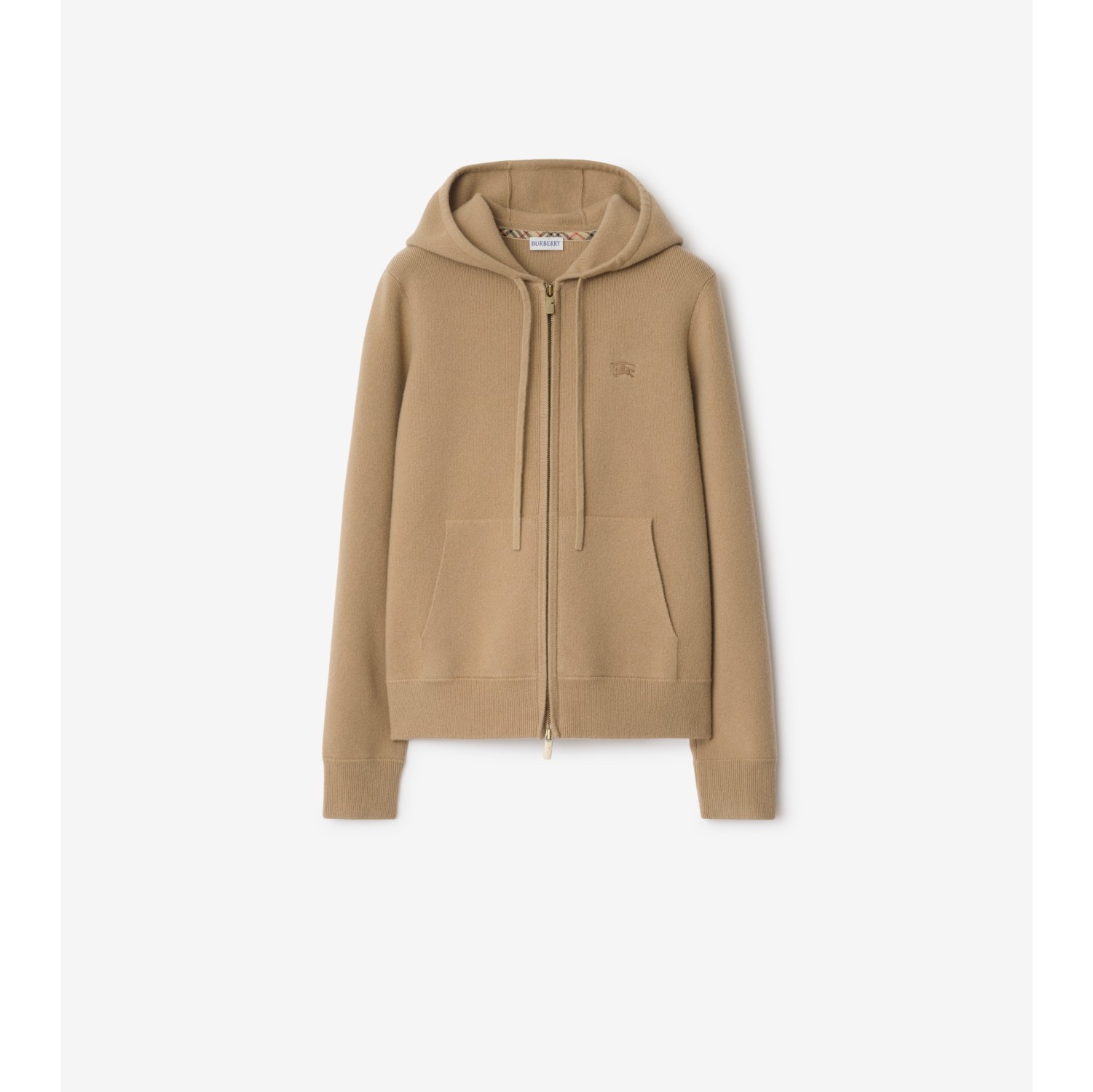 Cashmere Blend Zip Hoodie