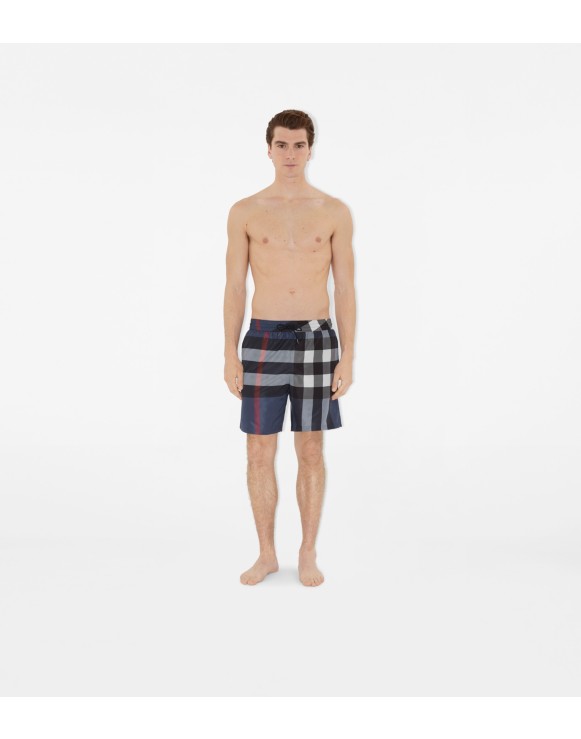 Check Swim Shorts